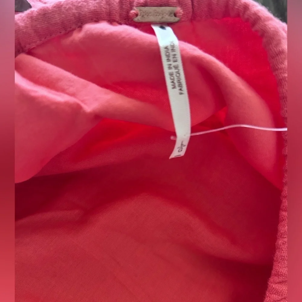 NWOT FREE PEOPLE, Somewhere Sunny Drop Waist Maxi, Large in Radiant (Coral) - Picture 8 of 9